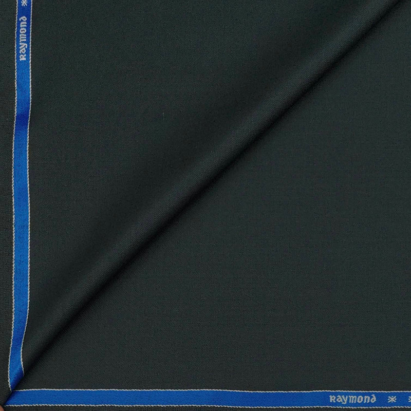 Blazer Fabric Raymond Poly Viscose Plain Colour Dark Green