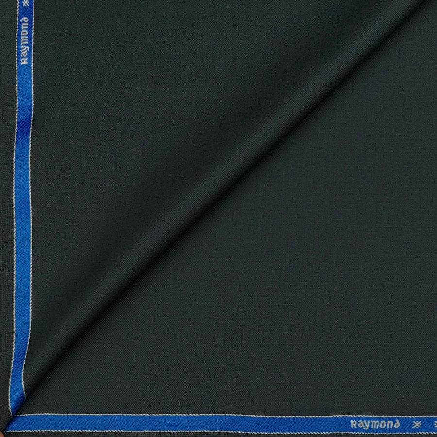Blazer Fabric Raymond Poly Viscose Plain Colour Dark Green