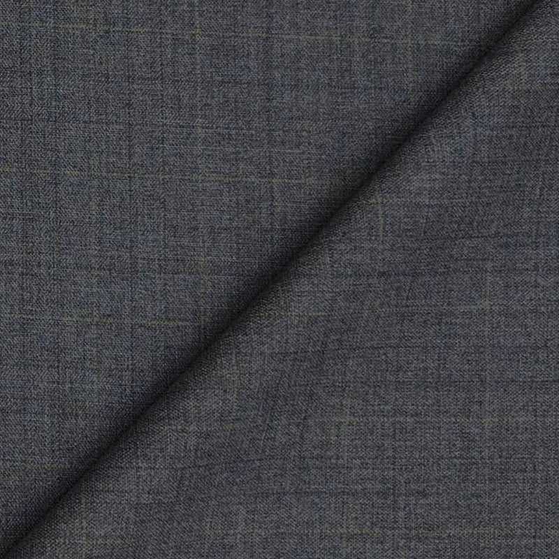 Blazer Fabric Raymond Poly Viscose Fine Count Mild Check Colour Grey
