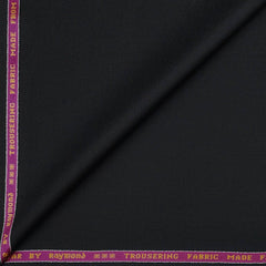 Koti Fabric Raymond 45% Merino Wool Plain Colour Black