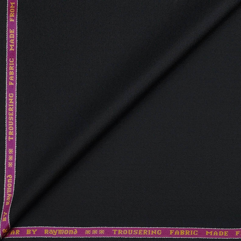 Koti Fabric Raymond 45% Merino Wool Plain Colour Black