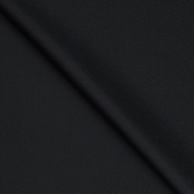 Koti Fabric Raymond 45% Merino Wool Plain Colour Black