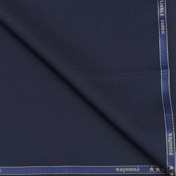 Koti Fabric Raymond Poly viscose Dotted Colour Dark Blue