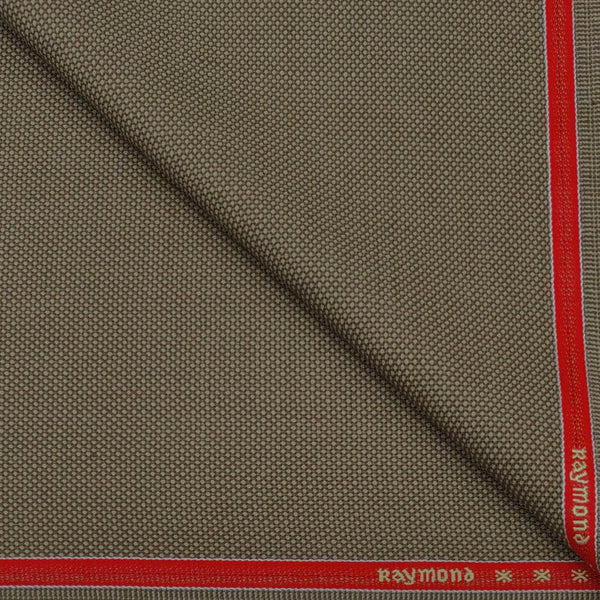 Koti Fabric Raymond Wool Blended Dobby Colour Peanut Brown