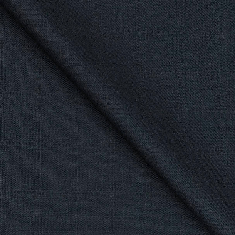 Koti Fabric Siyaram Poly Viscose Check Colour Bluish Grey