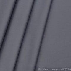 Trouser Fabric Donear Pure Cotton Plain Colour Greyish Purple