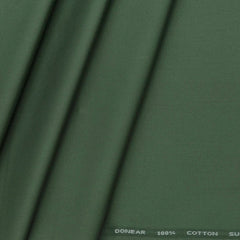 Trouser Fabric Donear Pure Cotton Plain Colour Amazon Green