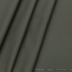Trouser Fabric Donear Pure Cotton Plain Colour Sage Green