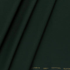 Trouser Fabric Donear Pure Cotton Plain Colour Sacramento Green