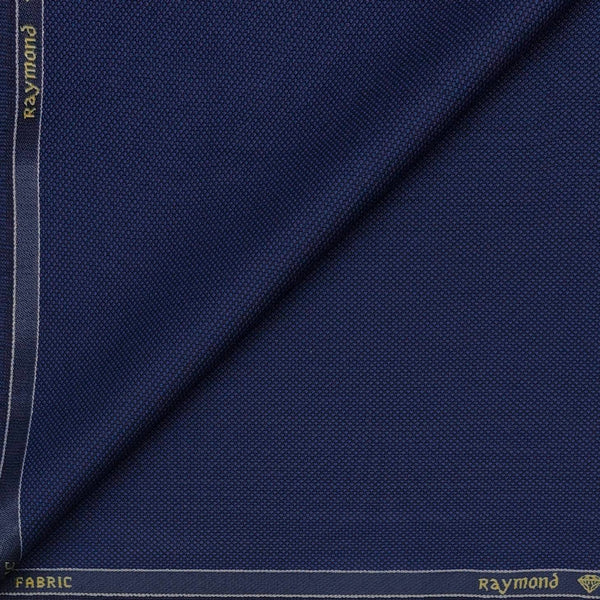 Trouser Fabric Raymond Poly Viscose Dobby Colour Berry Blue