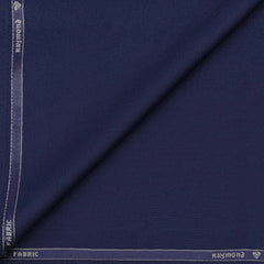 Trouser Fabric Raymond Poly Viscose Pin Lining Colour Navy Blue