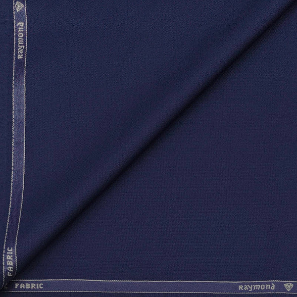 Trouser Fabric Raymond Poly Viscose Pin Lining Colour Navy Blue