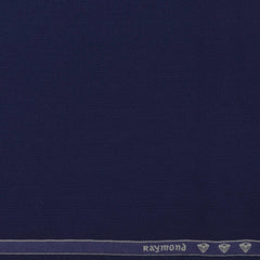 Trouser Fabric Raymond Poly Viscose Pin Lining Colour Navy Blue