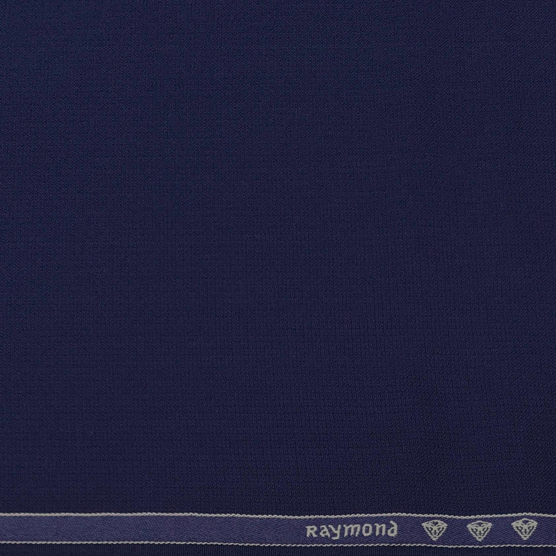 Trouser Fabric Raymond Poly Viscose Pin Lining Colour Navy Blue