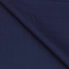 Trouser Fabric Raymond Poly Viscose Self Slub Colour Indigo Blue