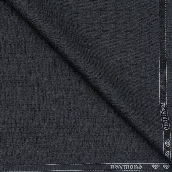 Trouser Fabric Raymond Poly Viscose Mild Check Colour Grey