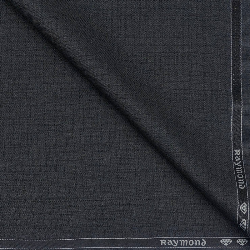 Trouser Fabric Raymond Poly Viscose Mild Check Colour Grey