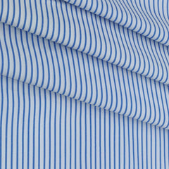 Shirt Fabric ManTire Poly Cotton Wrinkle Free Formal Broad Lining Colour Royal Blue