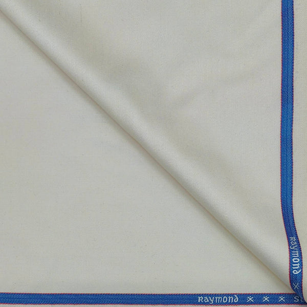 Suit Fabric Raymond Super 100s Wool Blended Color Cream