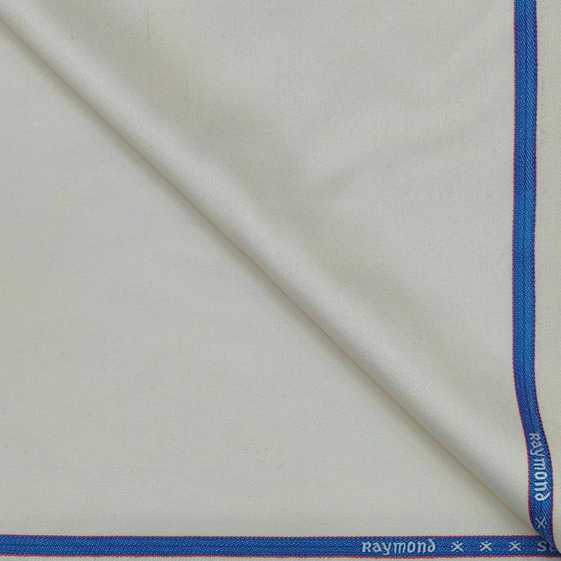 Suit Fabric Raymond Super 100s Wool Blended Color Cream