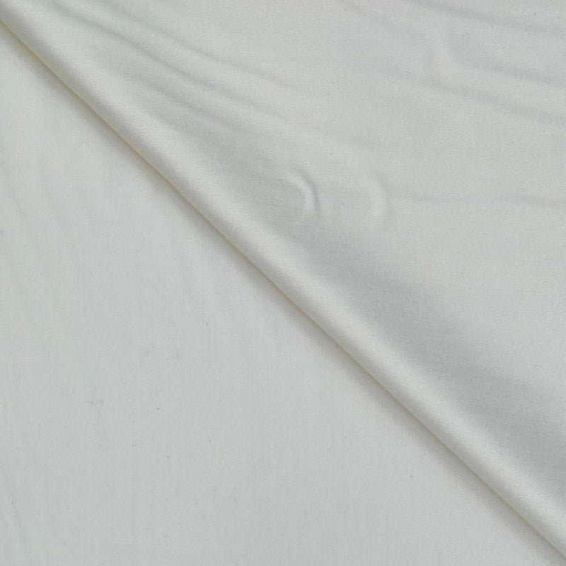 Suit Fabric Raymond Poly Viscose Plain Color Ash White