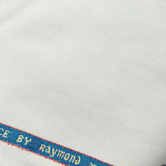 Suit Fabric Raymond 70s Count Wool Texture Color Off White