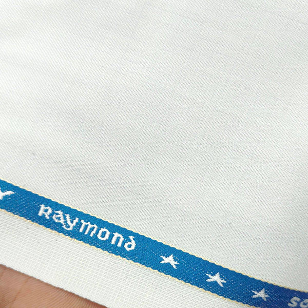 Suit Fabric Raymond Super 100s count 25% Wool Color Off White