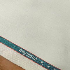 Suit Fabric Raymond Super 100s Wool Blended Color Cream
