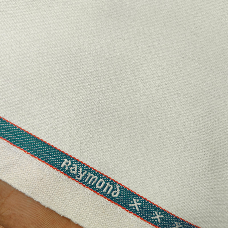 Suit Fabric Raymond Super 100s Wool Blended Color Cream