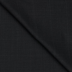 Trouser Fabri Reid & Taylor Polyester Viscose Broad Check Color Onyx Grey