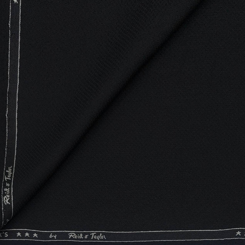 Trouser Fabri Reid & Taylor Polyester Viscose Dobby Color Black