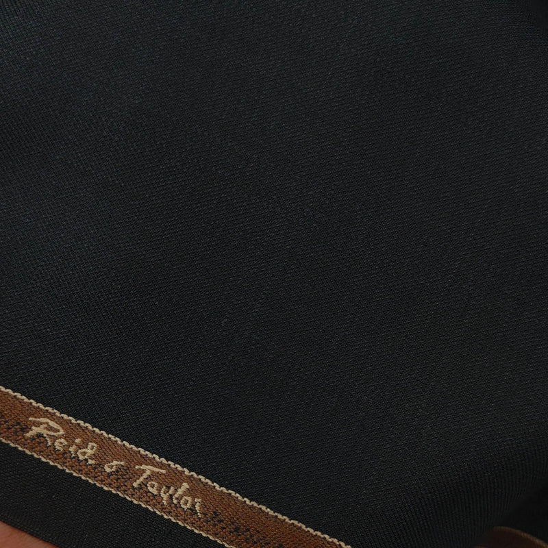Trouser Fabric Reid & Taylor Polyester Viscose Slub Color Jet Grey
