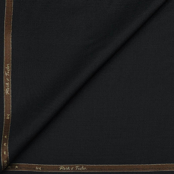 Trouser Fabric Reid & Taylor Polyester Viscose Slub Color Jet Grey