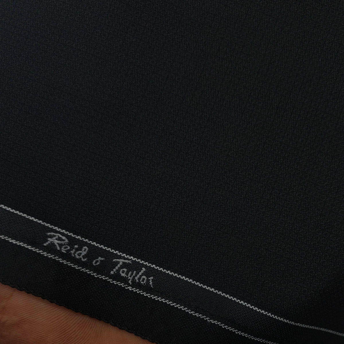 Trouser Fabri Reid & Taylor Polyester Viscose Dotted Color Dull Black