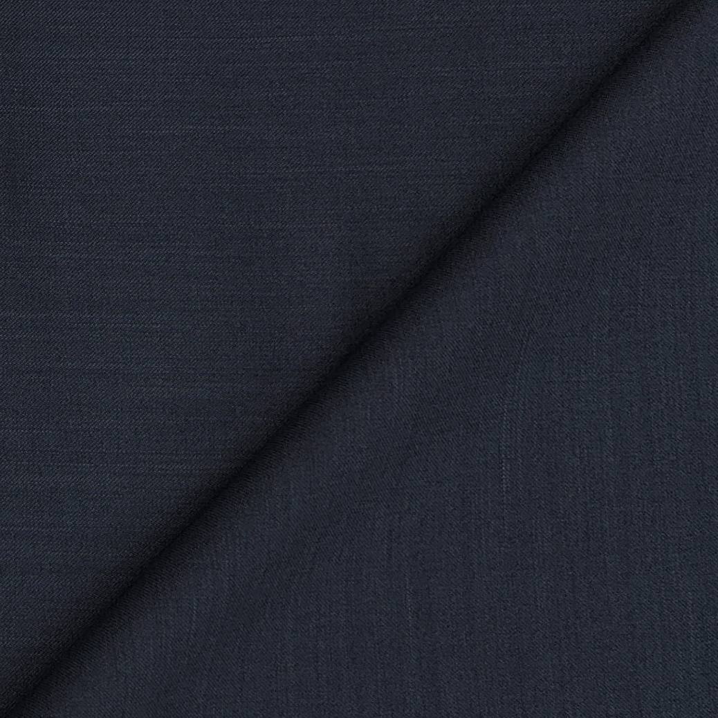 Trouser Fabri Reid & Taylor Polyester Viscose Self Slub Color Space Blue