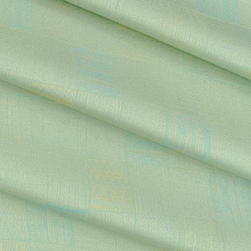 Shirt Fabric Soktas 100% Cotton Jacquard Colour Tea Green