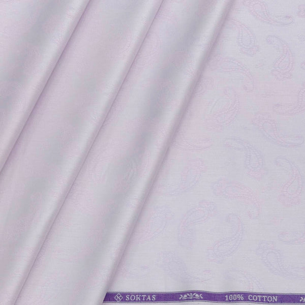 Shirt Fabric Soktas 100% Cotton Jacquard Colour Blush Pink