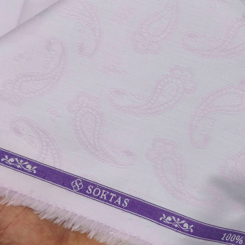 Shirt Fabric Soktas 100% Cotton Jacquard Colour Blush Pink