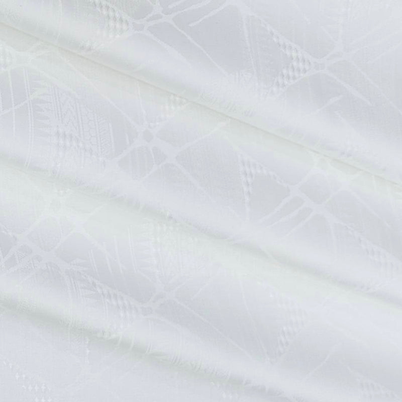 Shirt Fabric Soktas 100% Cotton Jacquard Colour Off White