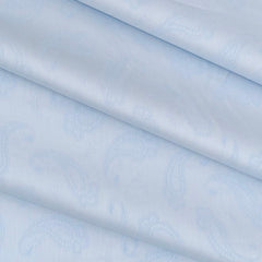 Shirt Fabric Soktas 100% Cotton Jacquard Colour Bright Blue