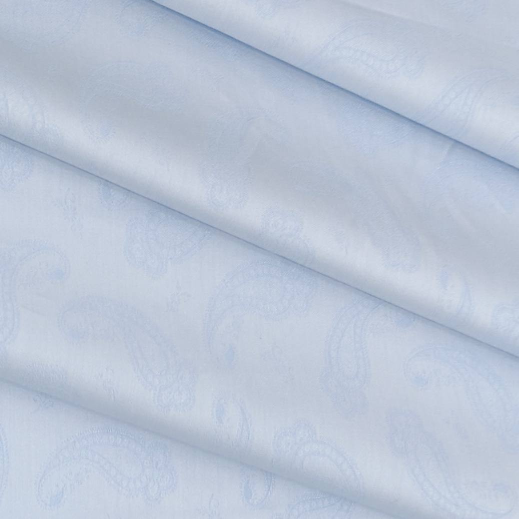 Shirt Fabric Soktas 100% Cotton Jacquard Colour Bright Blue