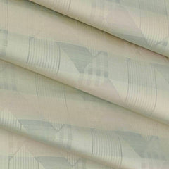 Shirt Fabric Soktas 100% Cotton Jacquard Colour Light Beige N Light Green