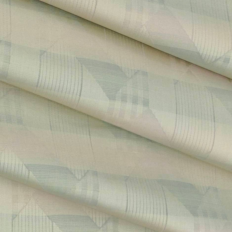 Shirt Fabric Soktas 100% Cotton Jacquard Colour Light Beige N Light Green