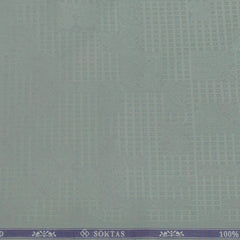 Shirt Fabric Soktas 100% Cotton Jacquard Colour Sage Green