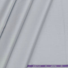 Shirt Fabric Soktas 80s Giza Cotton Plain satin Colour silver