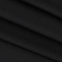Shirt Fabric Soktas 80s Giza Cotton Plain satin Colour Black