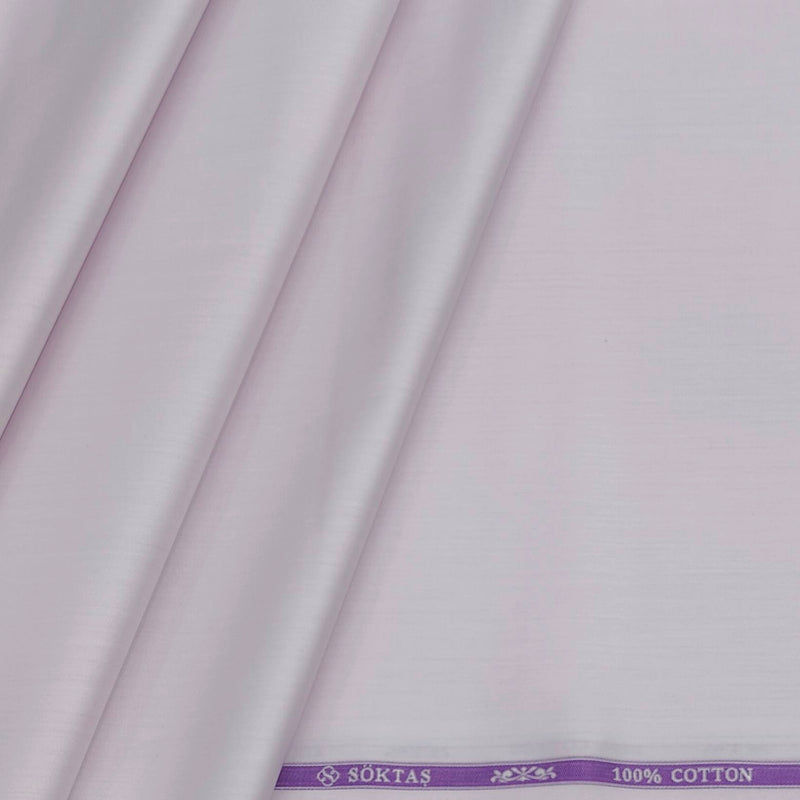Shirt Fabric Soktas 80s Giza Cotton Plain satin Colour Lace Pink