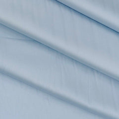 Shirt Fabric Soktas 80s Giza Cotton Plain satin Colour Baby Blue