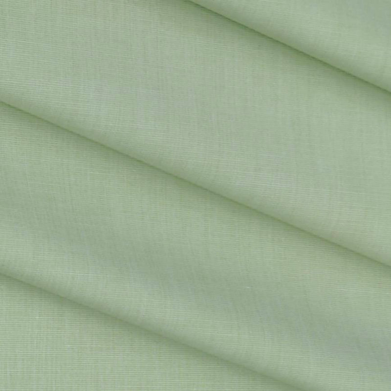 Soktas Men's Finest 60s Giza Cotton FIll a Fill Light Plain Shirt fabric Colour Light Green