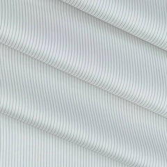 Shirt Fabric Soktas 80s Giza Cotton Pin Lining Colour Light Grey N White